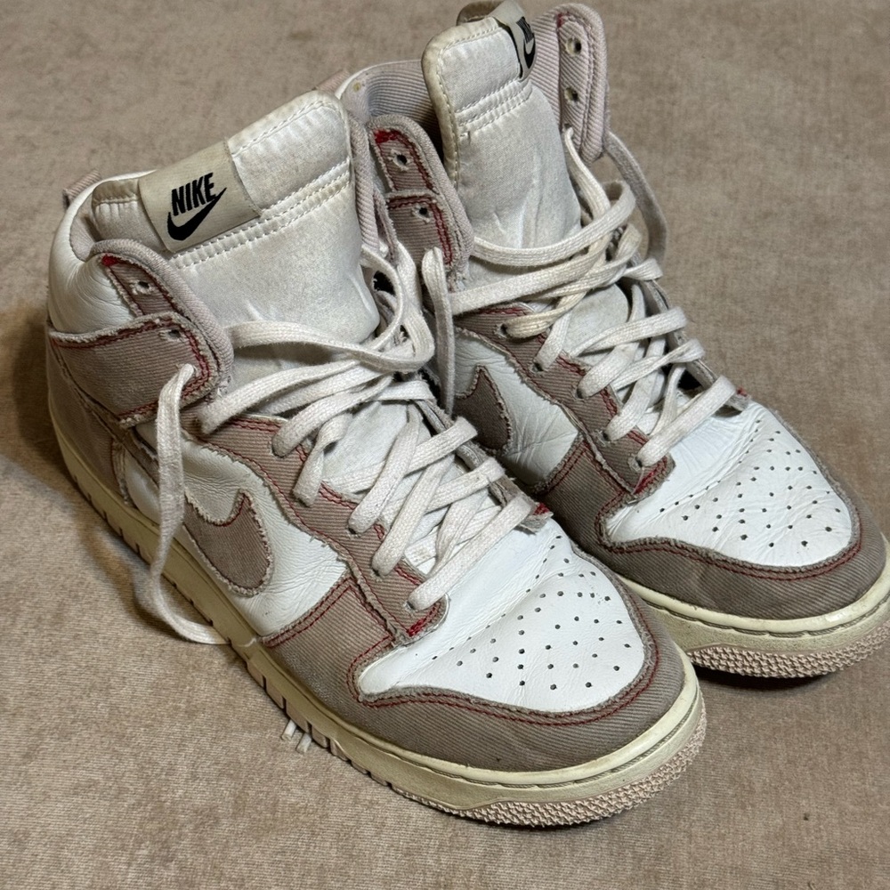 Nike dunk high 85 barely rose denim